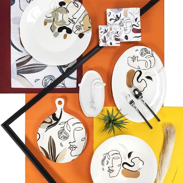 Farfurie din ceramică VDE Tivoli 1996 Face to Grey, ø 35 cm-image-4