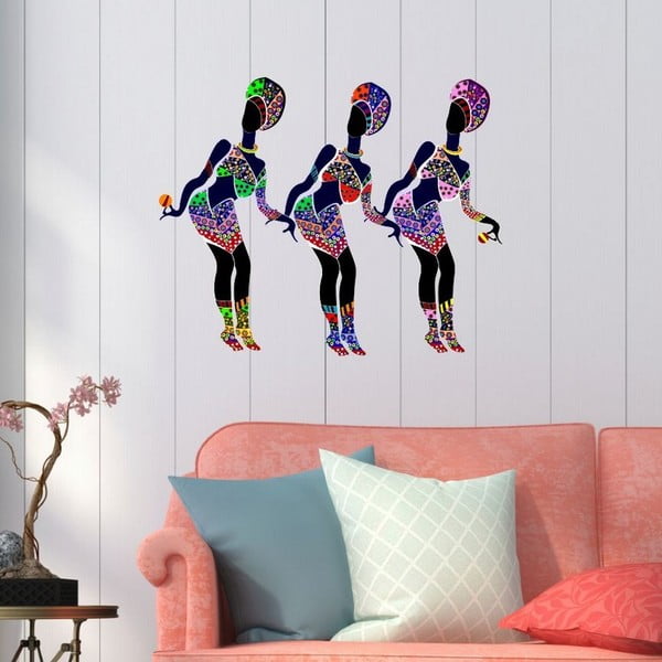 Autocolant decorativ pentru perete Three Woman