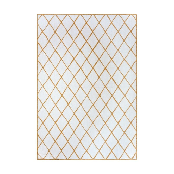 Covor de exterior galben ocru-alb 160x230 cm Malaga – NORTHRUGS