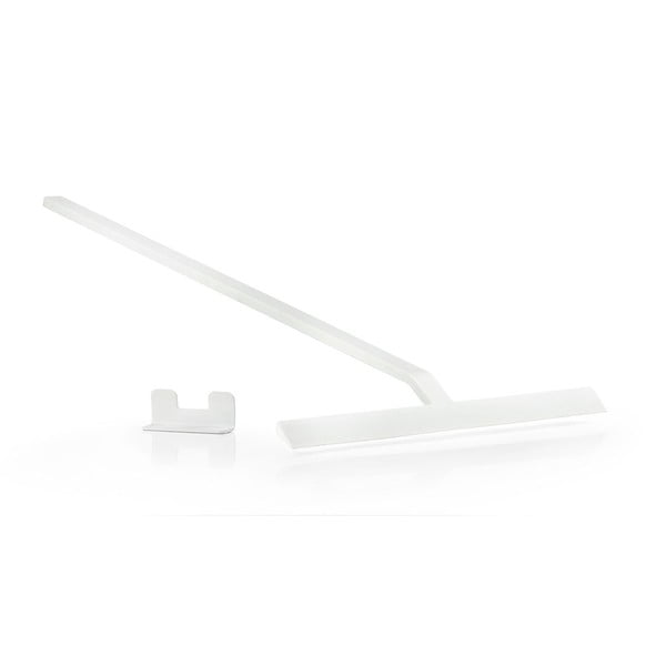 Racletă duș cu suport Zona Rim, lățime 30 cm, alb-image-1