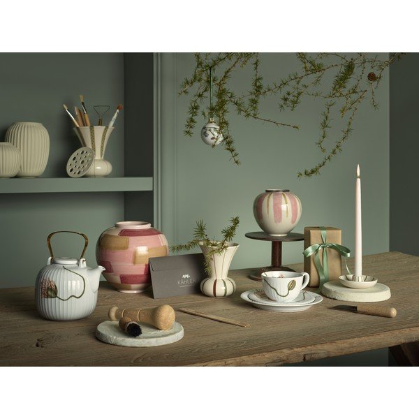 Vază din ceramică roz ø 21,5 cm Canvas - Kähler Design-image-2