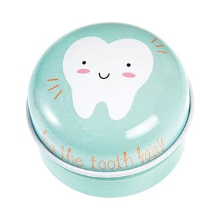 Cutie metalică pentru dinții de lapte Rex London Tooth Fairy, albastru