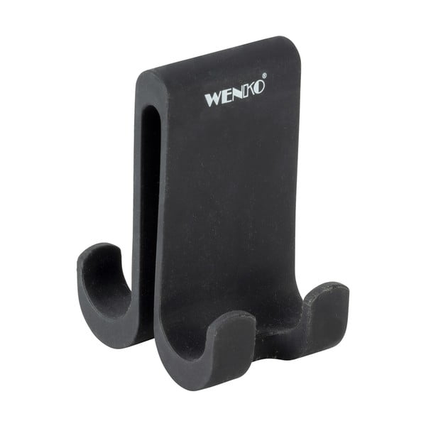 Cuier dublu din silicon Wenko Verna, negru-image-3