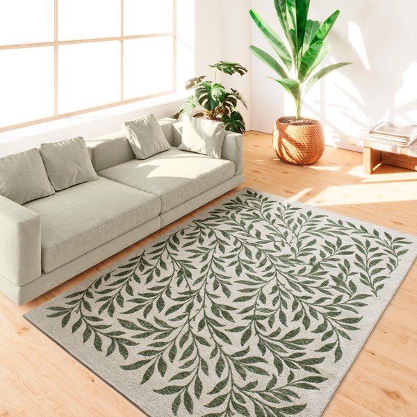 Covor pentru exterior și interior verde/crem 200x290 cm Lua – Universal-image-1