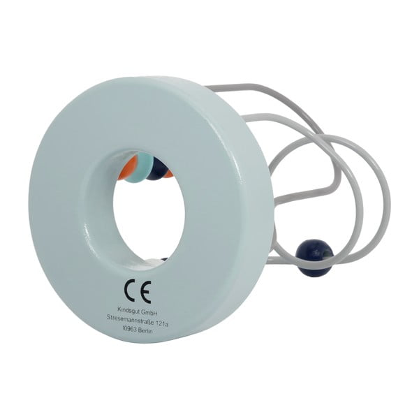 Labirint motorizat cu mărgele de lemn Kindsgut Mandarine-image-3