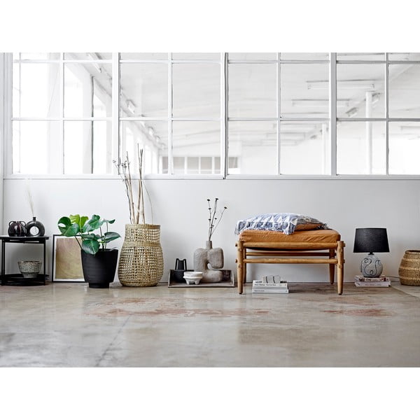 Vază din metal Bloomingville Itamar, înălțime 20,5 cm, negru-image-1