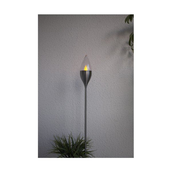 Lampadar solar LED din oțel inoxidabil Star Trading-Olympos, înălțime 115 cm-image-2