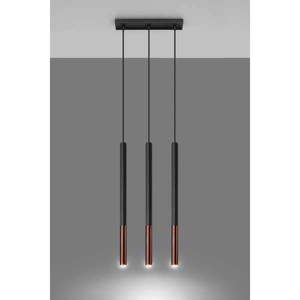 Lustră Sollux Asarot 3L, negru-image-3