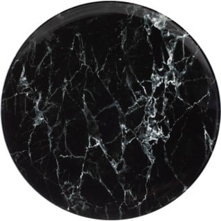 Farfurie din porțelan Villeroy & Boch Marmory, ø 27 cm, negru - alb