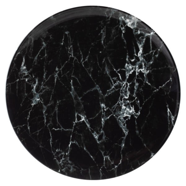 Farfurie din porțelan Villeroy & Boch Marmory, ø 27 cm, negru - alb