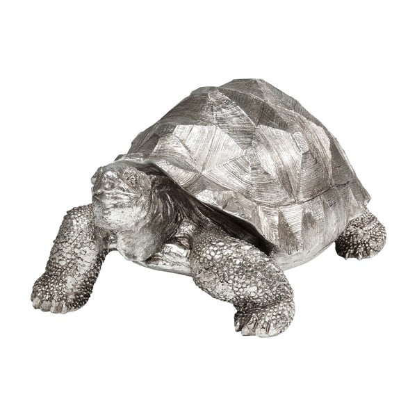 Statuetă decorativă în formă de țestoasă Kare Design Turtle, argintiu