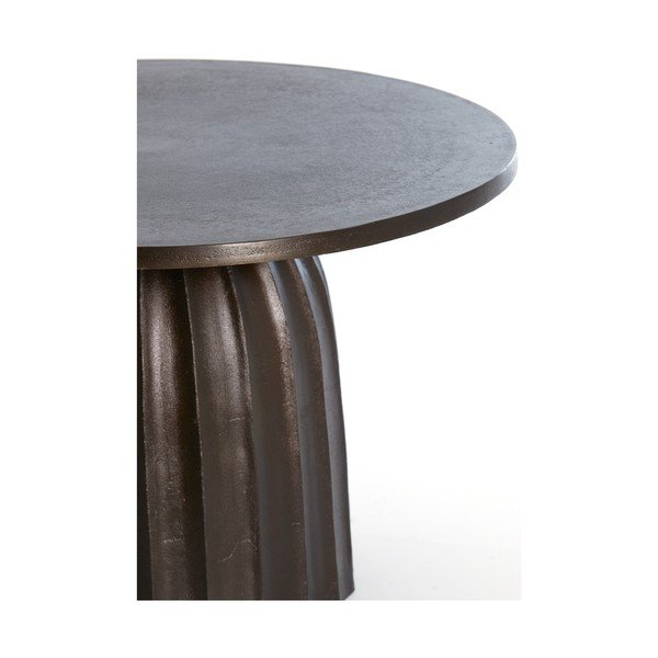 Măsuță auxiliară rotundă din metal ø 60 cm Veglia – Light & Living-image-2