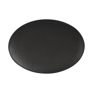 Farfurie din ceramică Maxwell & Williams Caviar, 30 x 22 cm, negru