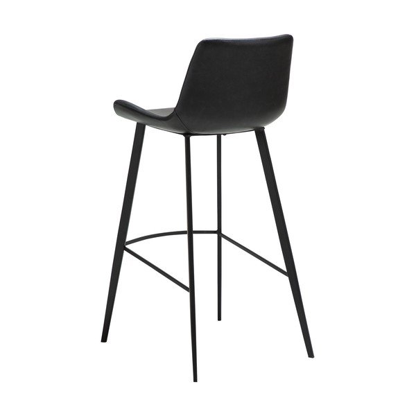 Scaun de bar negru (înălțime șezut 74,5 cm) Hype – DAN-FORM Denmark-image-3