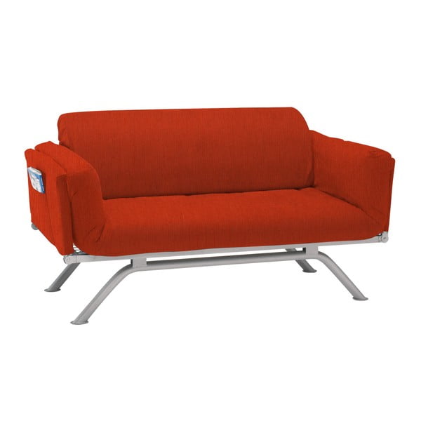 Canapea extensibilă cu 3 locuri 13Casa Kargo, roșu