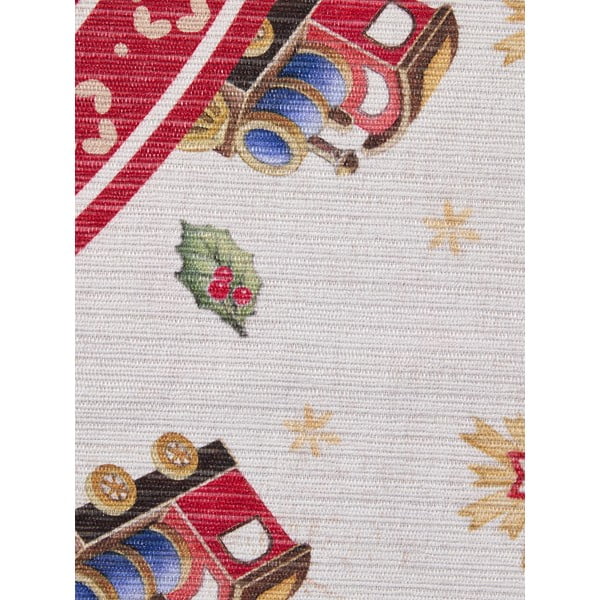 Covor roșu rotund ø 160 cm  cu model de Crăciun Toy's Delight Train – Villeroy&Boch-image-4