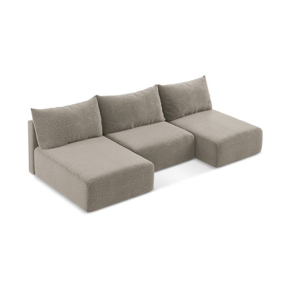 Colțar bej extensibil/cu spațiu de depozitare Kalena – Makamii-image-3
