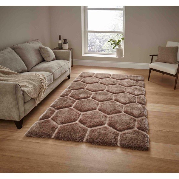 Covor Think Rugs Noble House, 120 x 170 cm, maro-image-1