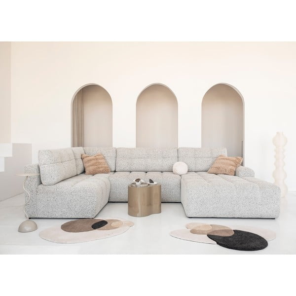 Colțar modular bej extensibil/cu spațiu de depozitare (cu colț pe partea stângă) Lulu – Miuform-image-2