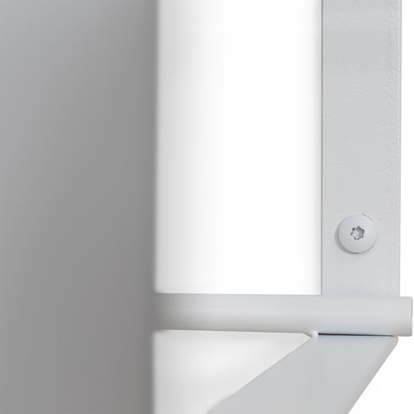 Cuier de perete alb cu raft din metal 100 cm Rex – Spinder Design-image-3