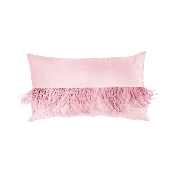 Pernă Miss Étoile Feathers, 50 x 30 cm, roz