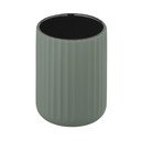 Suport din ceramică pentru periuțe de dinți Wenko Belluno, verde