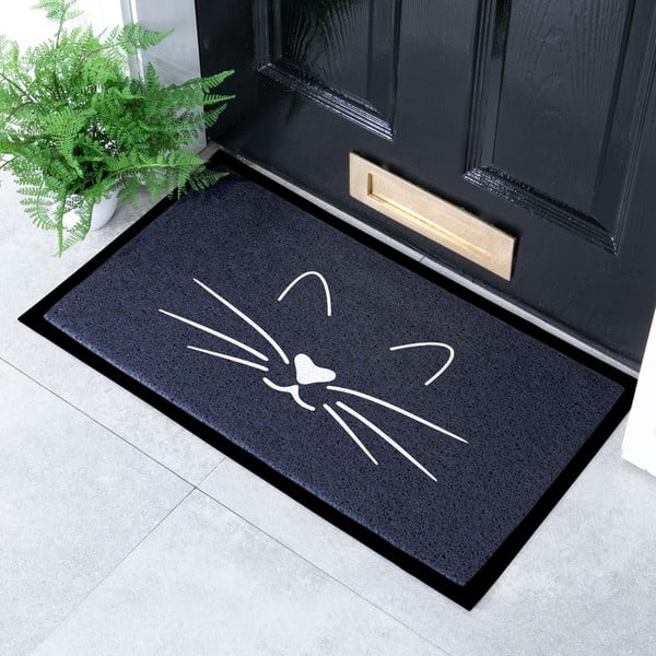 Covoraș de intrare 40x70 cm Cat Face – Artsy Doormats-image-1