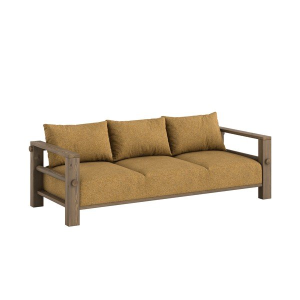 Canapea galben ocru 225 cm Bare – Karup