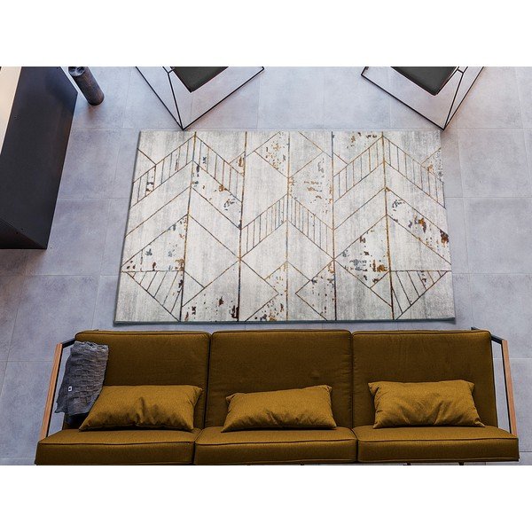 Covor Universal Berlin Pieces, 133 x 190 cm, gri-image-1