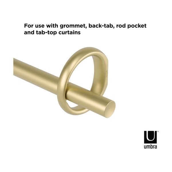 Galerie de perdea extensibilă 107-305 cm din oțel Ringlet – Umbra-image-4