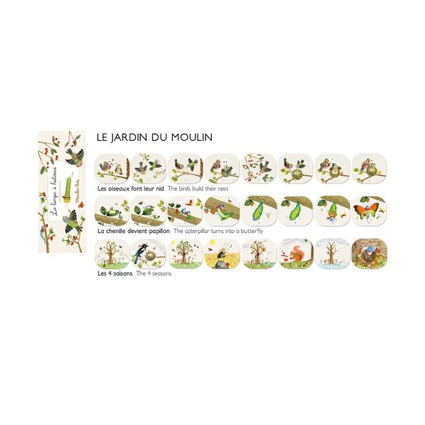 Lanternă cu proiecții pentru copii Moulin Roty Grădină-image-2