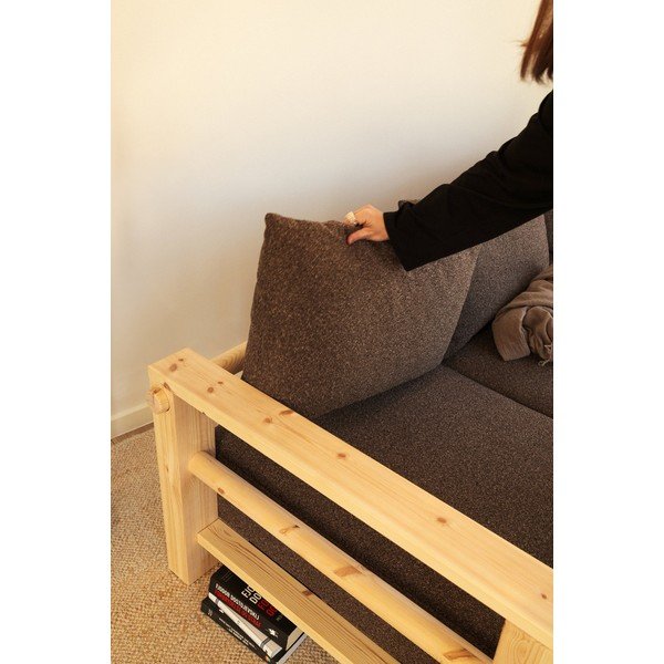 Canapea gri închis 225 cm Bare – Karup-image-3