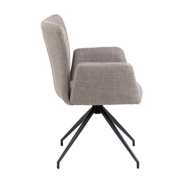 Set de scaune de sufragerie gri 2 buc. tapițat Laura – Actona-image-4