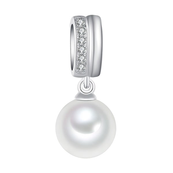 Colier cu perlă Pearls of London White Lady