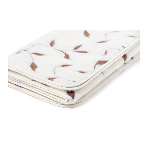 Pătură din lână Royal Dream Merino Wool Quilt, 160 x 200 cm, alb
