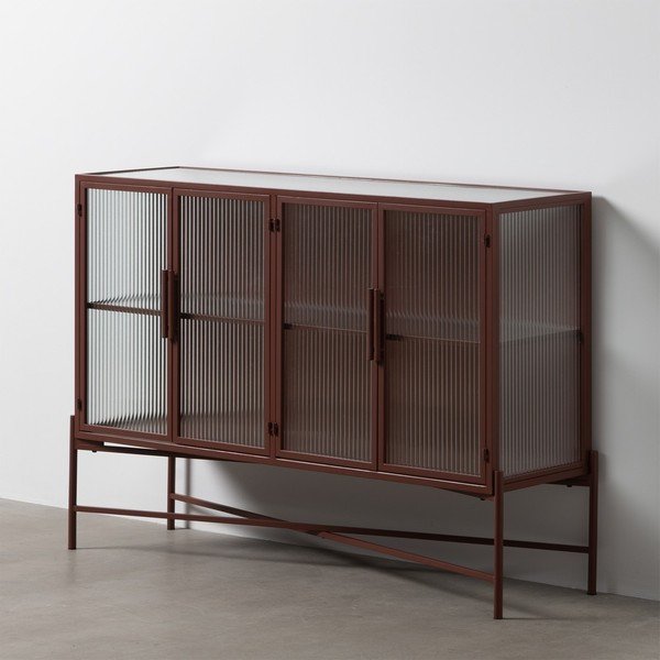 Vitrină cărămizie din metal 120x85 cm Harris – Ixia-image-1