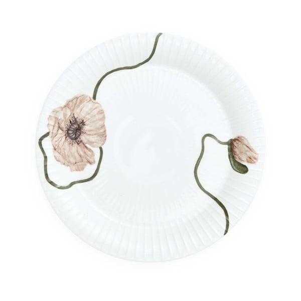 Farfurie din porțelan Kähler Design Hammershøi Poppy, ø 22 cm, alb-image-2