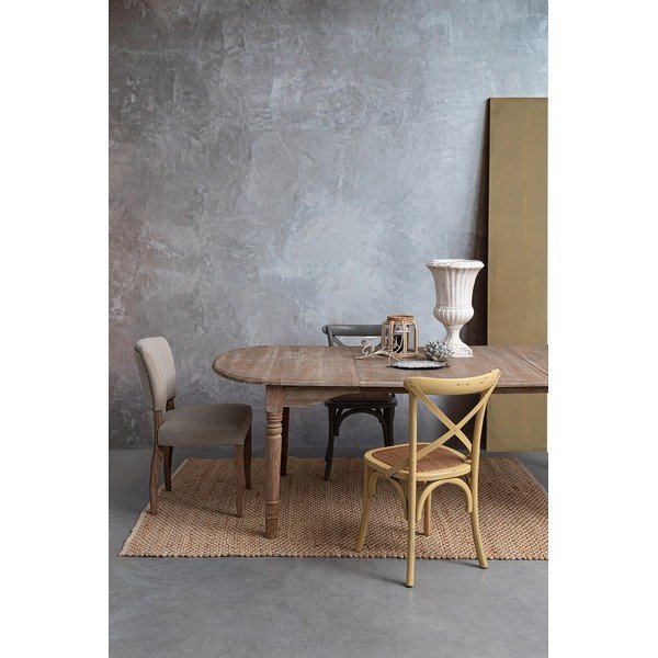 Scaun de dining gri tapițat Maratriz – Bizzotto-image-1
