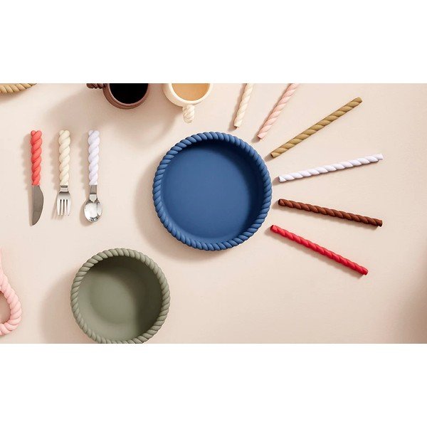 Set de veselă pentru copii 2 buc. din silicon Mellow – OYOY Mini-image-2