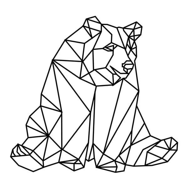 Autocolant Fanastick Origami Bear