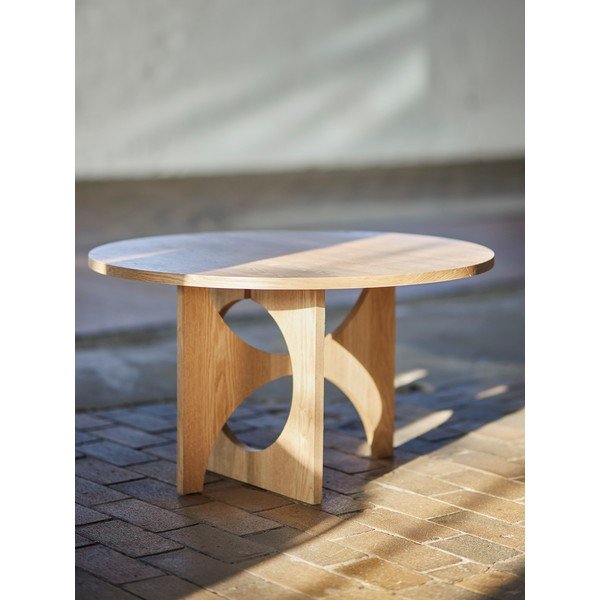 Măsuță de cafea în culoare naturală rotundă cu aspect de lemn de brad ø 80 cm Alden – Bloomingville-image-2