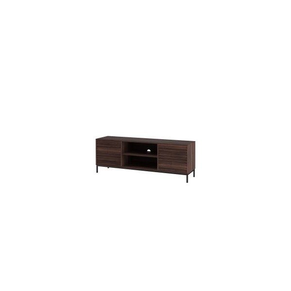 Masă TV în culoare naturală cu aspect de lemn de nuc 140x50 cm Celine - Støraa-image-1