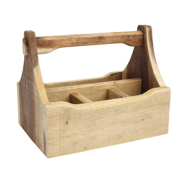 Suport compartimentat din lemn T&G Woodware Nordic Natural Caddy