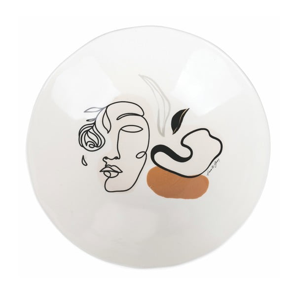 Bol din ceramică pentru salată VDE Tivoli 1996 Face to Grey, ø 32 cm