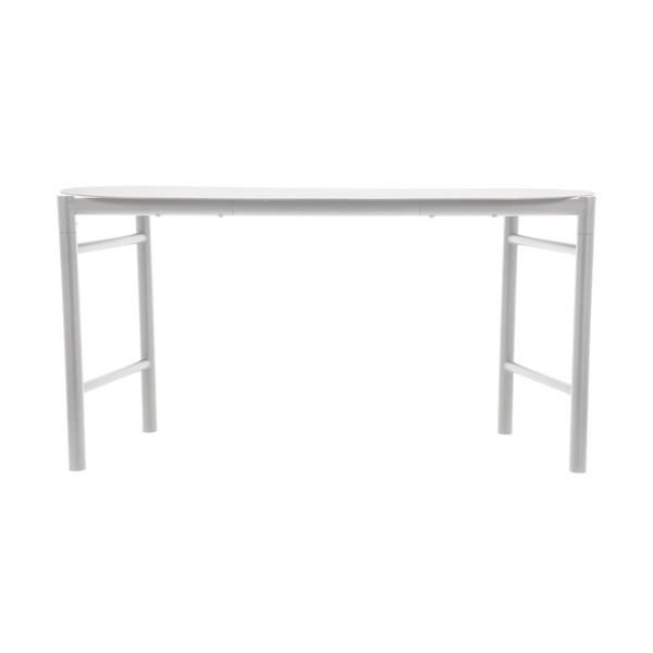 Bancă de grădină gri deschis din metal Disc – Zone