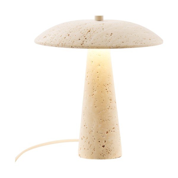 Veioză bej LED din piatră (înălțime 25,5 cm) Consett – House Nordic-image-3