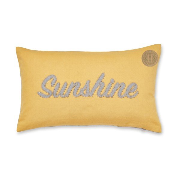 Pernă decorativă din bumbac Cooksmart ® Sunshine, 30 x 50 cm, galben-image-2