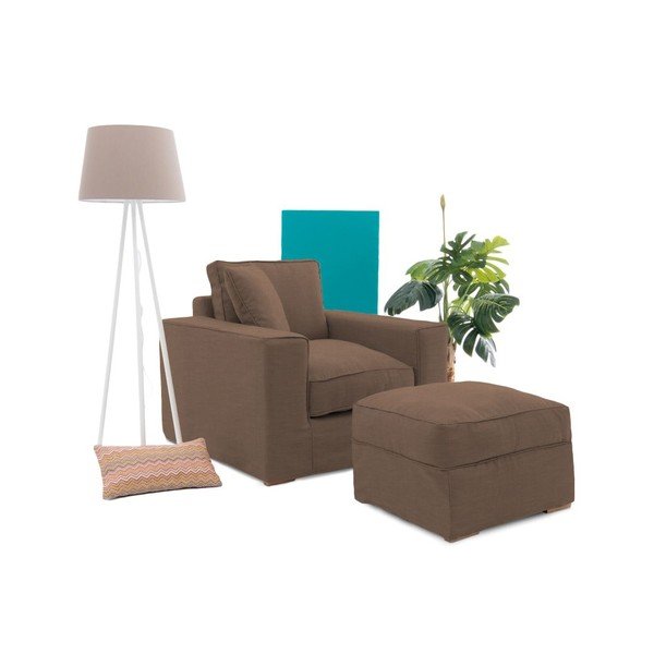 Taburet Vivonia Jane, maro-image-4