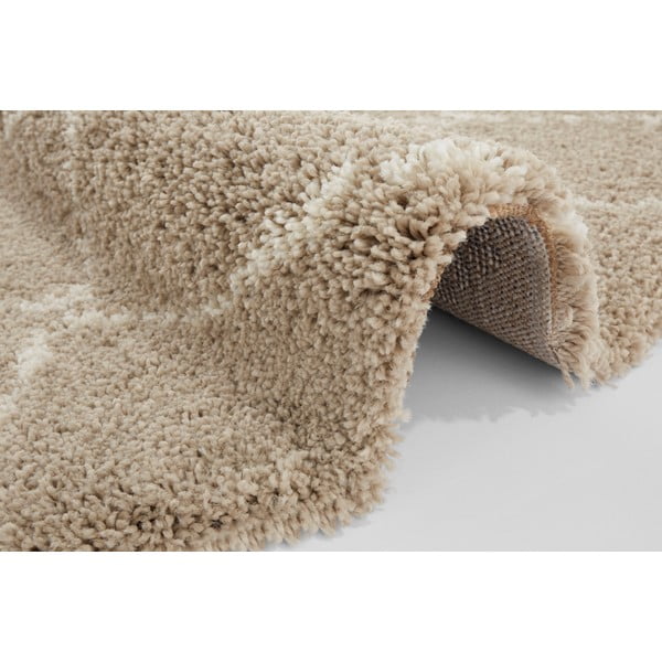 Covor maro deschis Mint Rugs Hash, ⌀ 120 cm-image-1