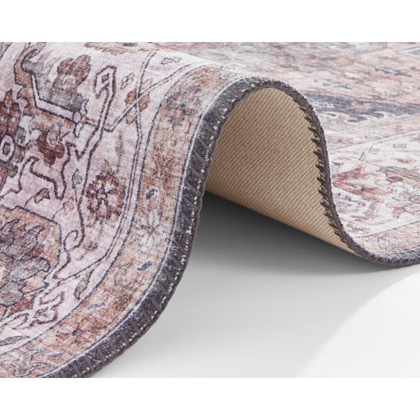 Traversă Nouristan Sylla, 80 x 200 cm, gri - bej-image-4